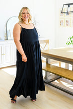 Load image into Gallery viewer, Classically Cool Tiered Maxi Dress