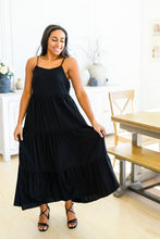 Load image into Gallery viewer, Classically Cool Tiered Maxi Dress